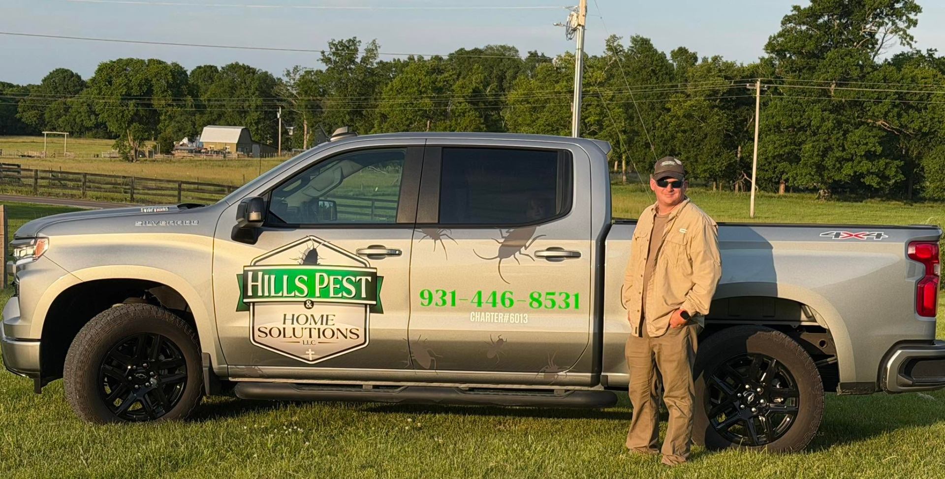 Jason Hill, owner of Hill's Pest & Home Solutions in Middle Tennessee